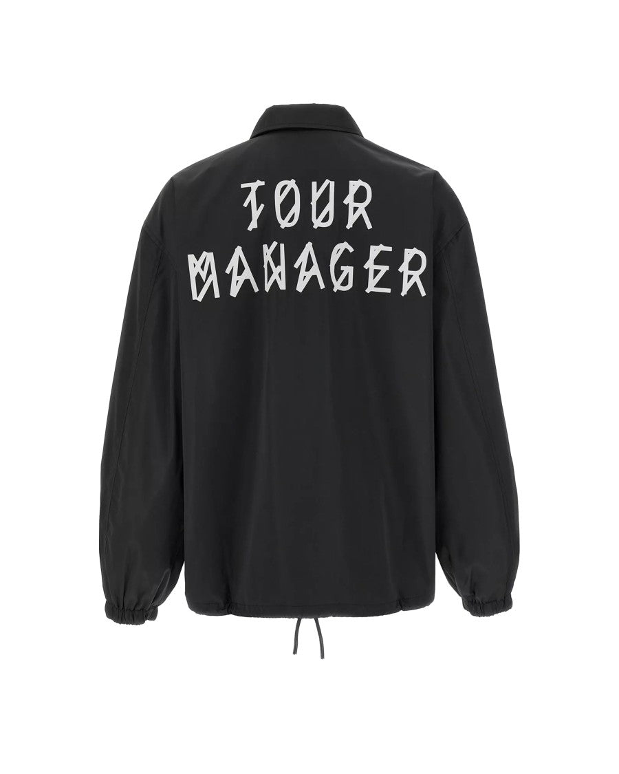 44 Label Group Black Tour Coach Jacket