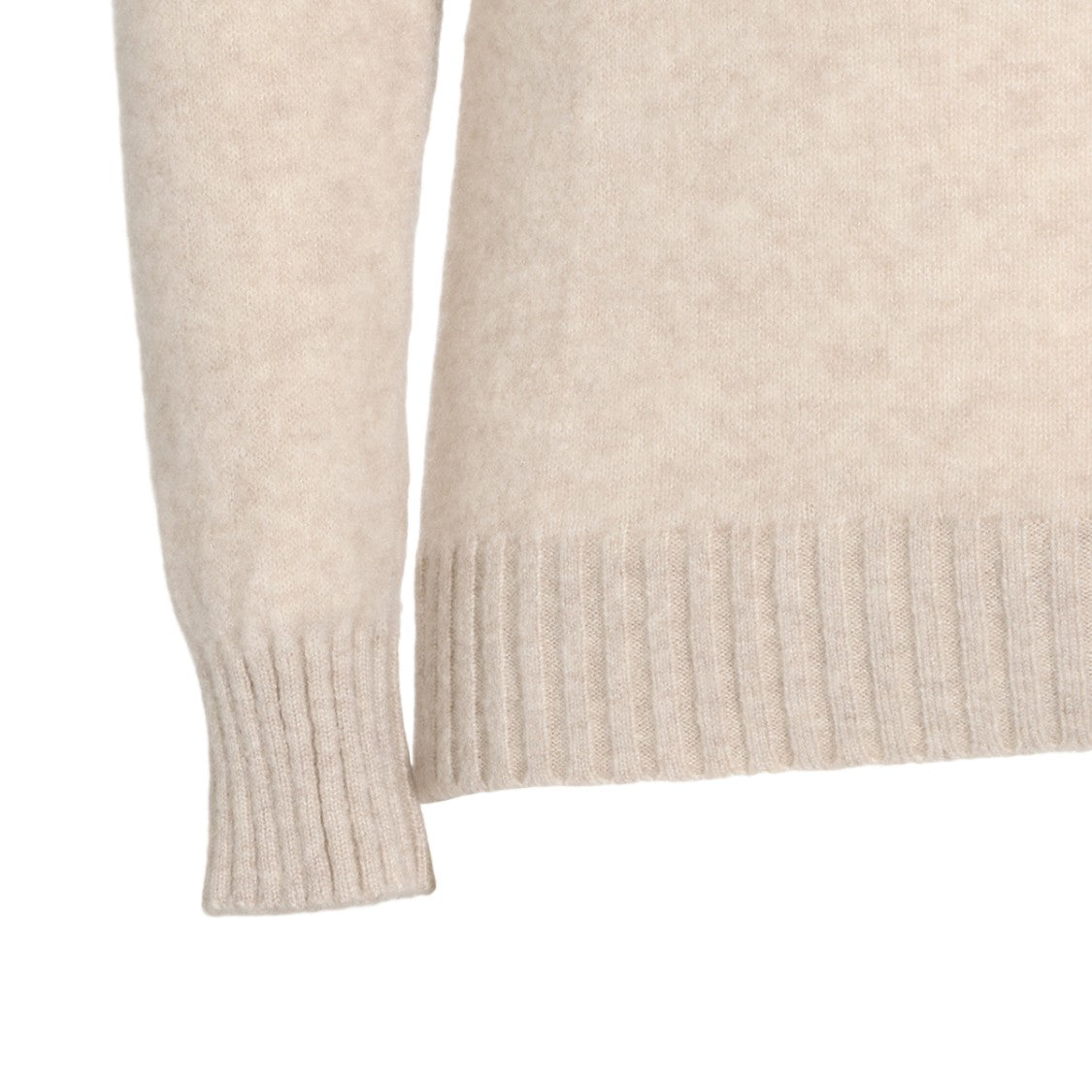 Piacenza Cashmere Classic Ribbed Crewneck Sweater