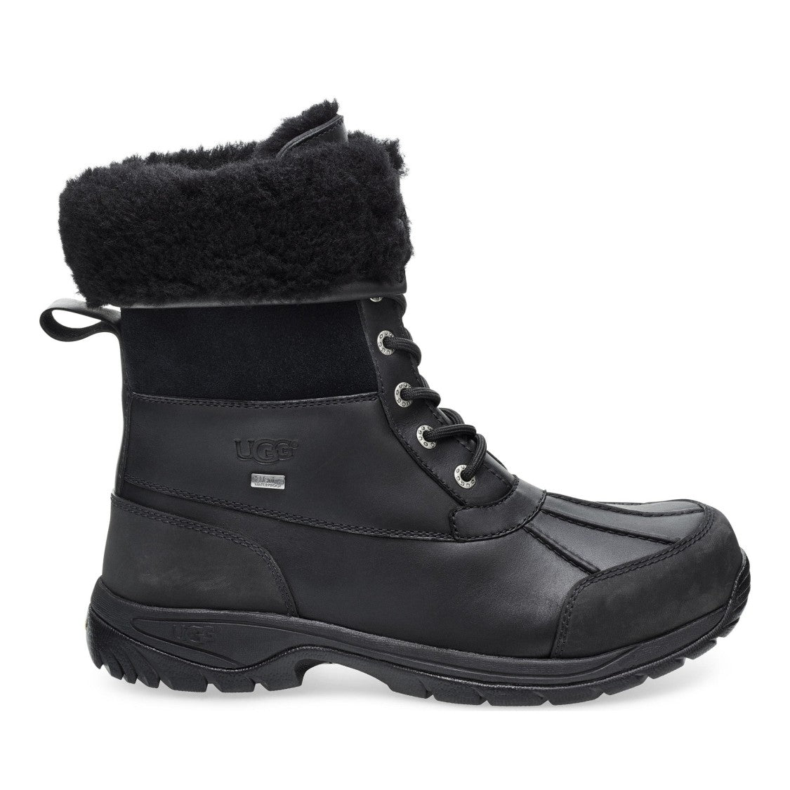 Ugg Black Butte Leather Lace-Up Boots