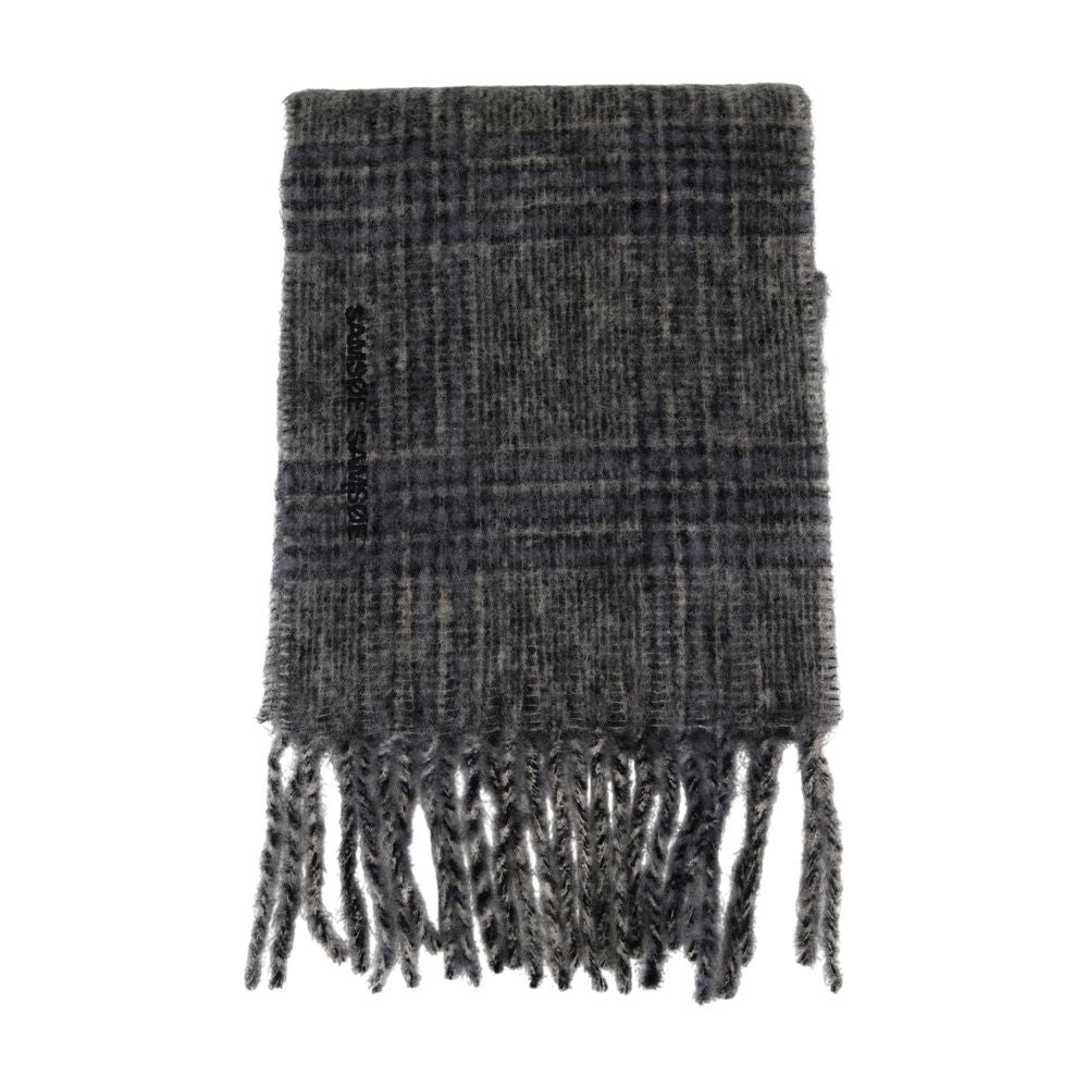 Samsoe Samsoe Alex Scarf - Wool - Grey