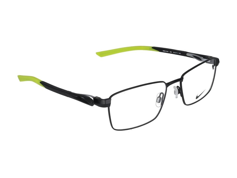 Nike Eyeglasses 8140 002 Satin Black/Volt 54/17/140