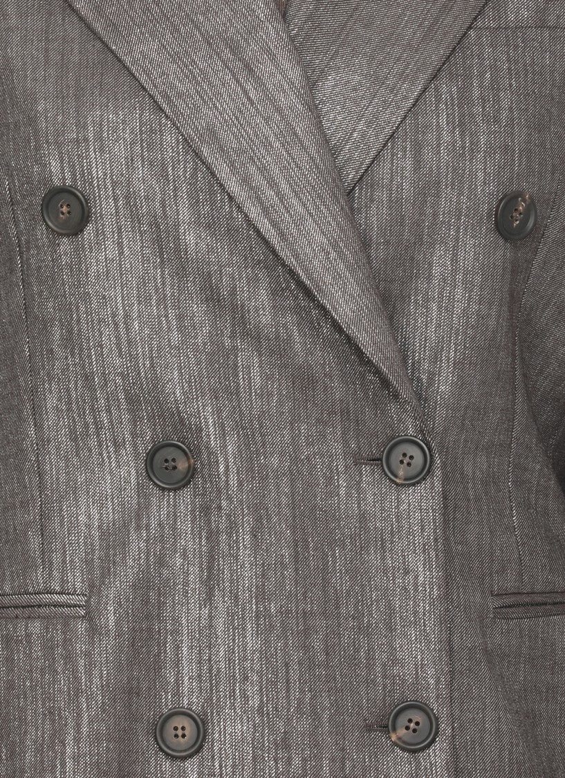 Brunello Cucinelli Brown Lurex Blazer