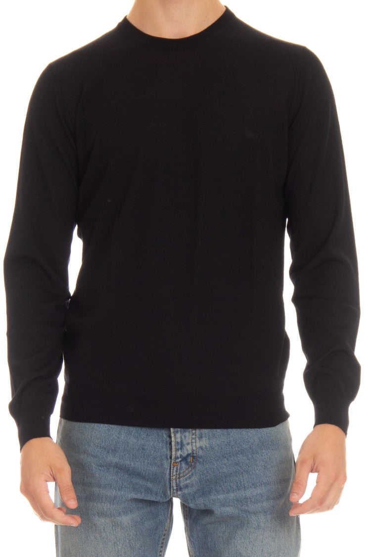 Barba Extrafin Virgin Wool Crewneck Sweater