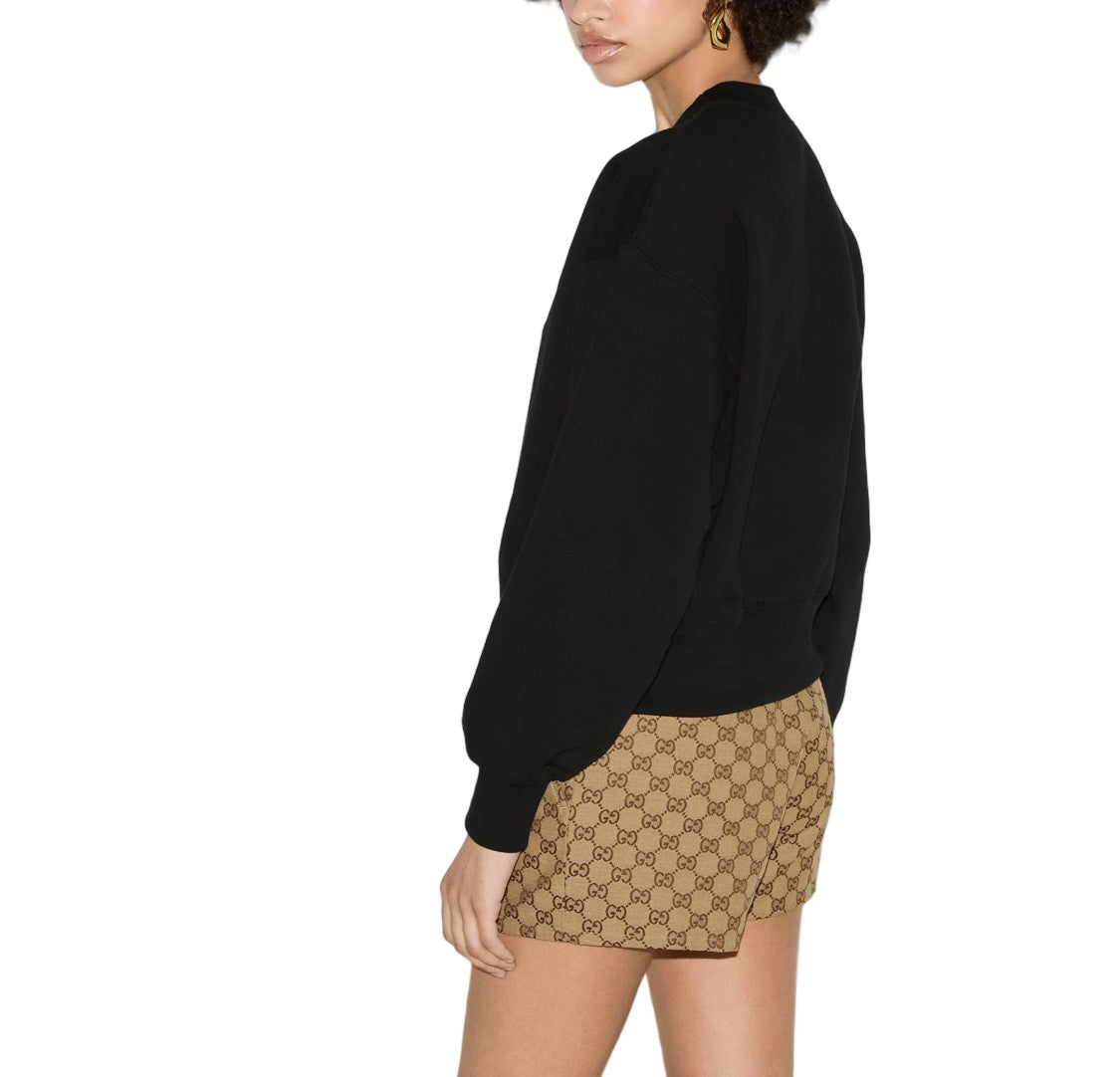 Gucci Long-Sleeve Crew Neck Sweatshirt
