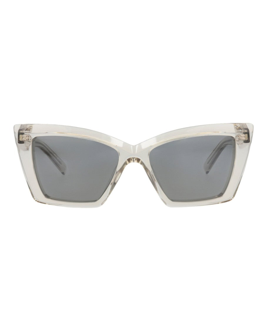 Saint Laurent Cat Eye-Frame Recycled Acetate Sunglasses