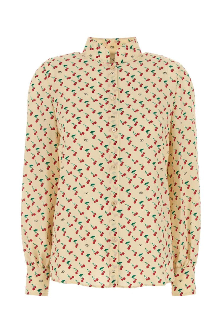 Valentino Garavani Printed Crepe Shirt