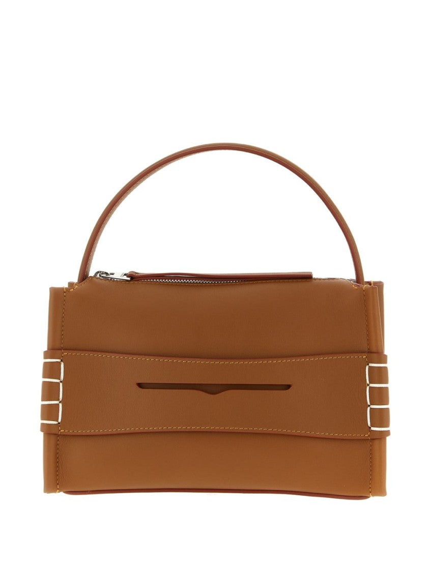 J. W. Anderson Rectangular Handbag In Smooth Full-Grain Calf Leather