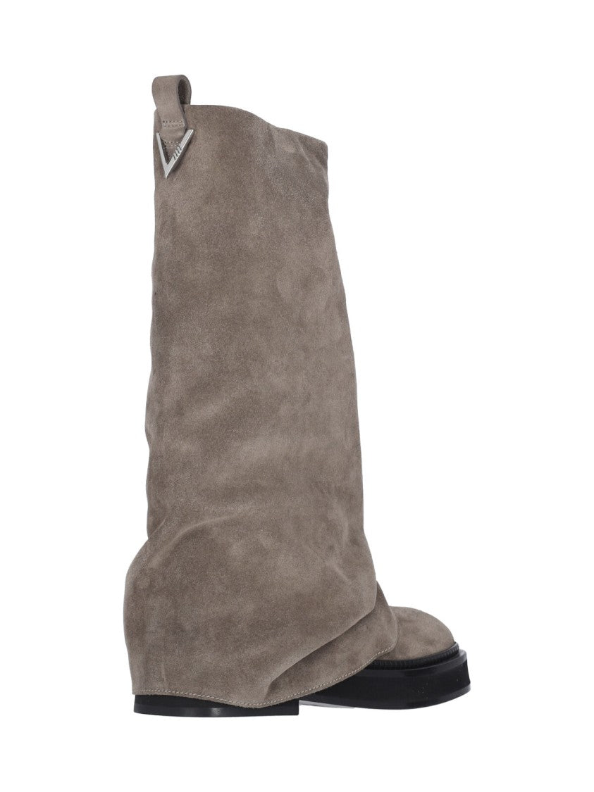 The Attico "Robin" Combat Boots – Taupe