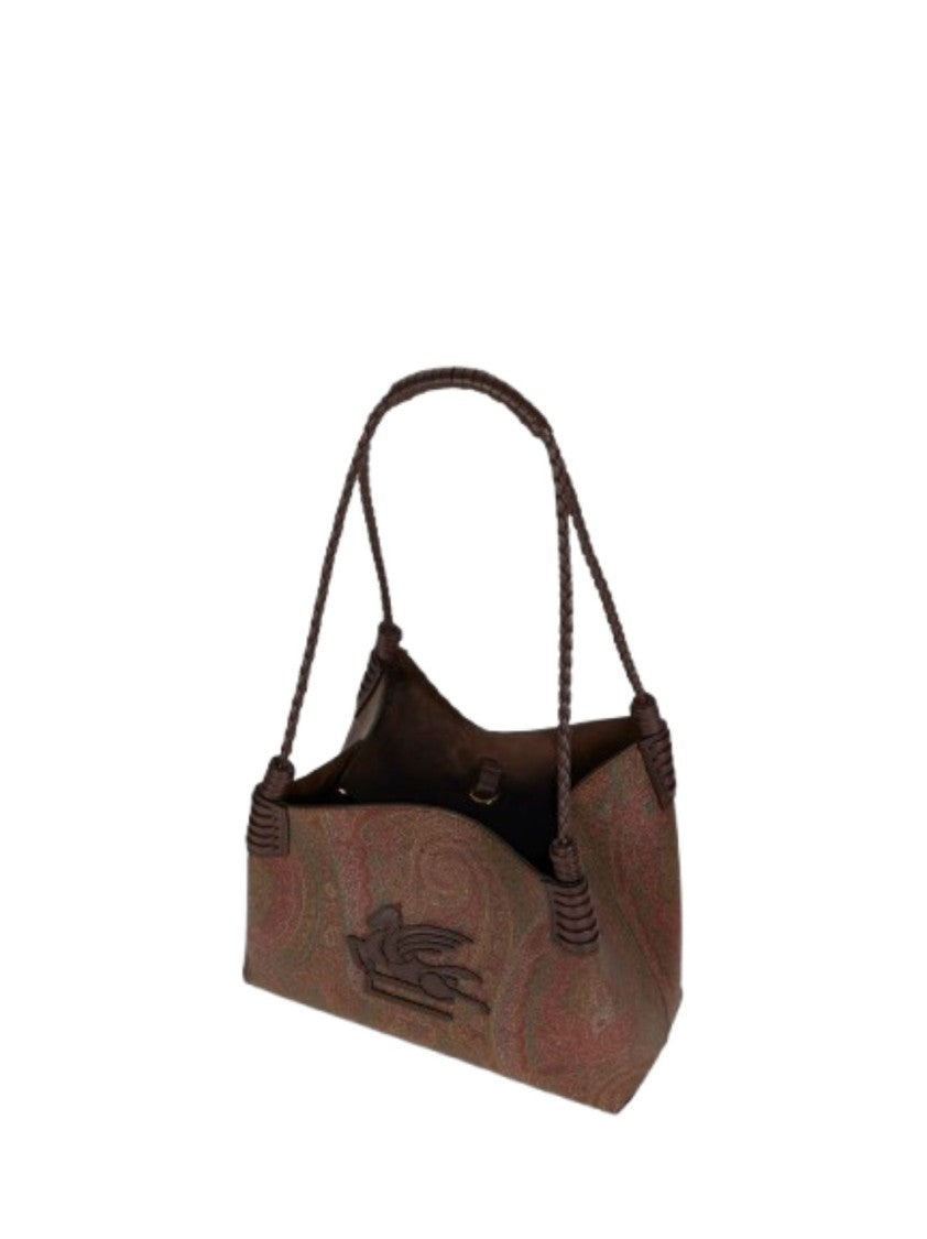 Etro Paisley Jacquard Cotton Shoulder Bag