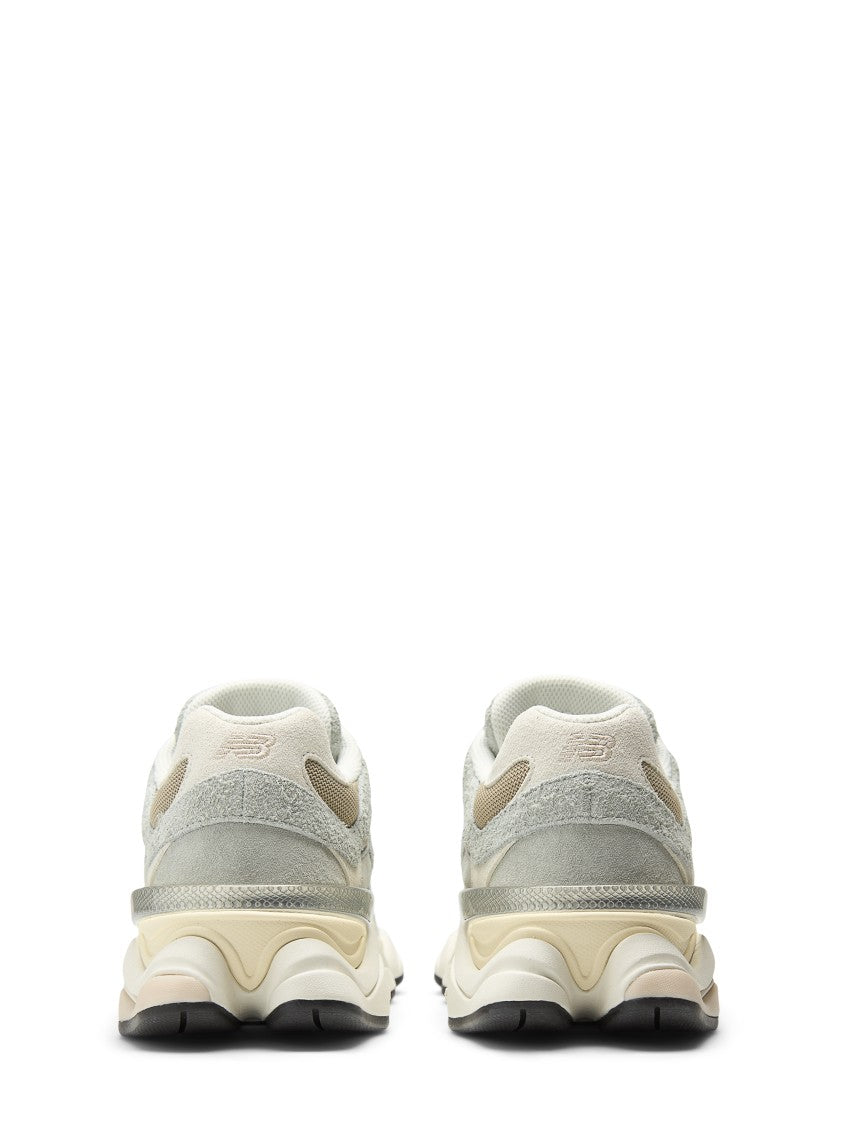 New Balance Layered Vintage Suede And Mesh Sneakers