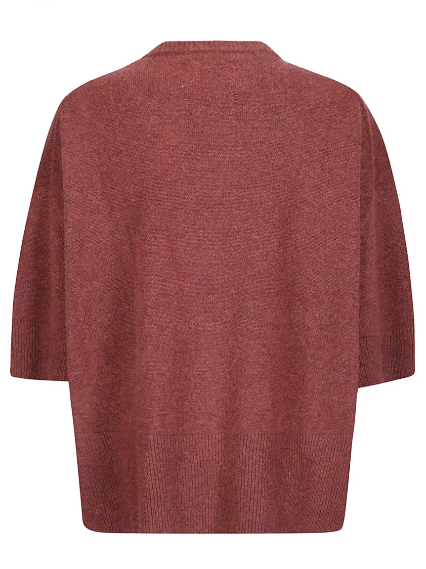 Extreme Cashmere Oversized Cashmere Crewneck Sweater With Ribbed Detailing