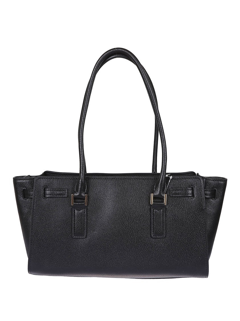 Michael Kors Hamilton Hammered Leather Shoulder Bag