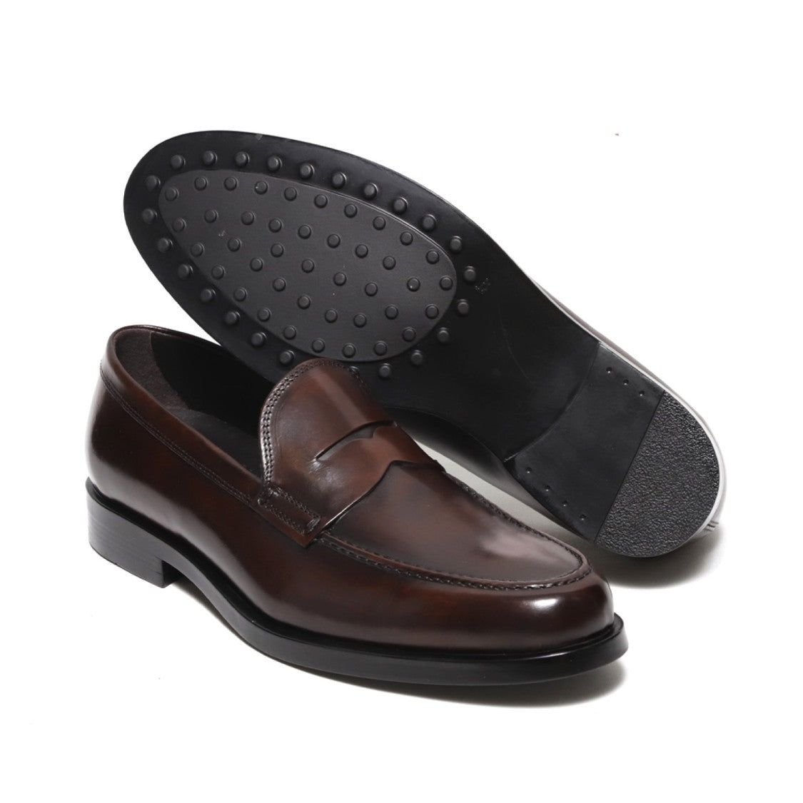 Rossano Bisconti Moccasin With Mask In Soft Blue Suede