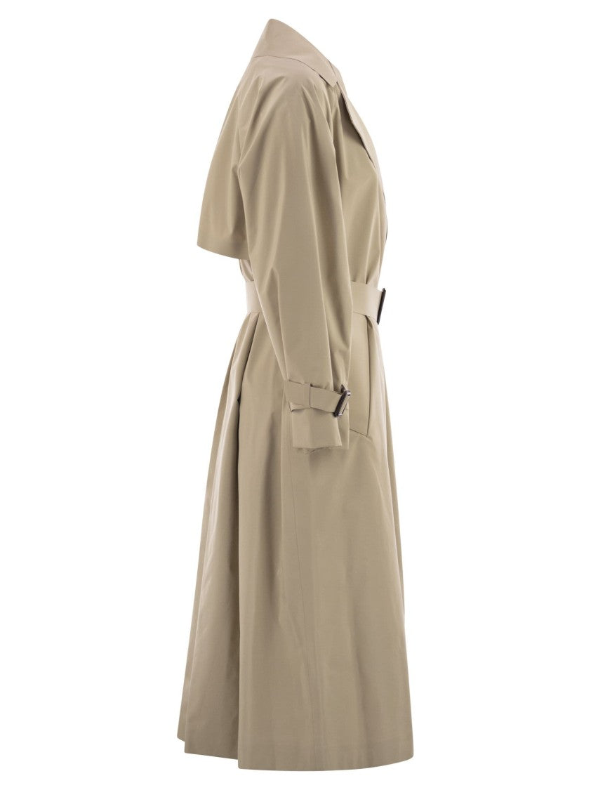 Max Mara Fatto - Water-Repellent Canvas Trench Coat