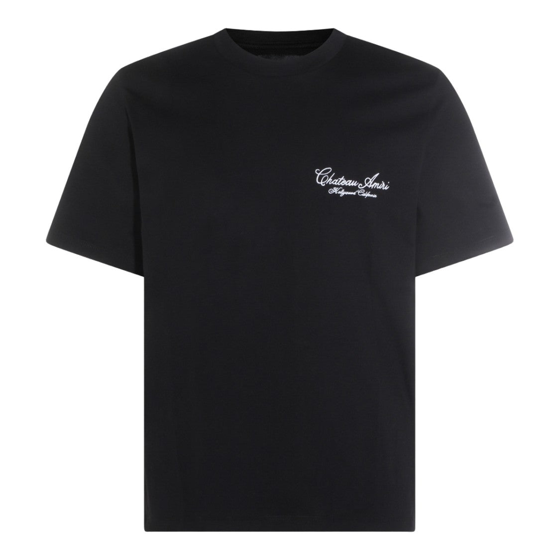 Amiri Black T-Shirt With Crew Neckline