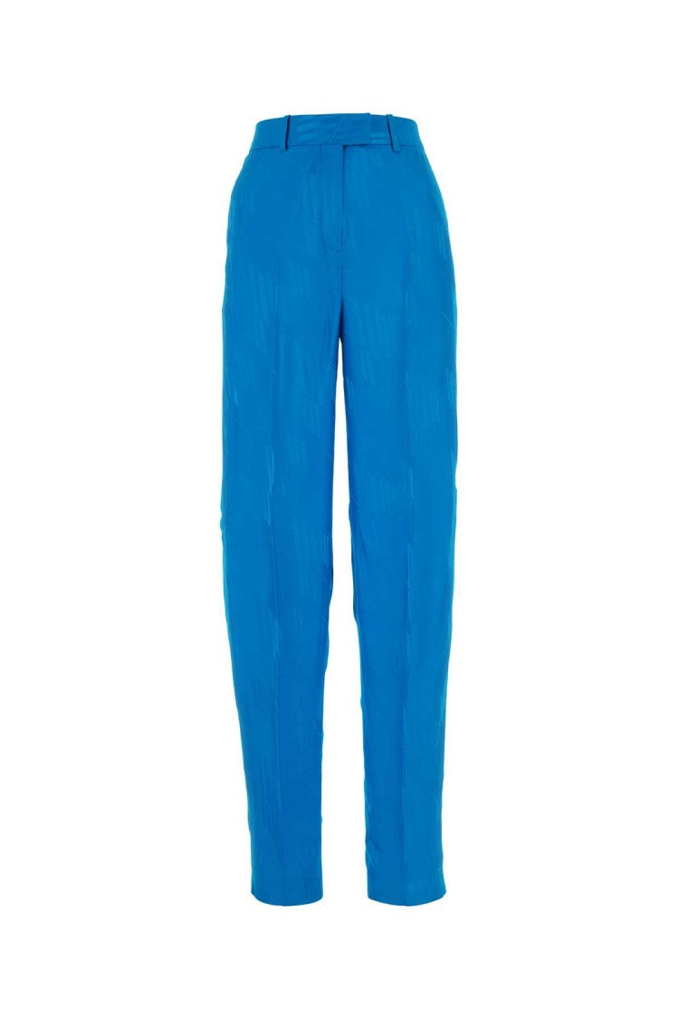 The Attico Turquoise Stretch Wool Jagger Pant