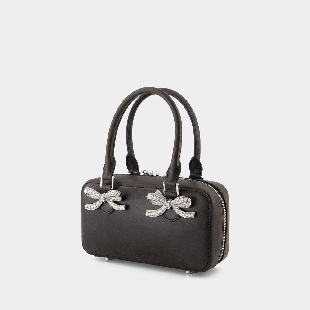 Self-Portrait Mini Tote Bag - Leather - Black