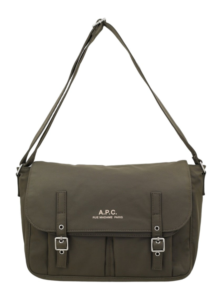 A.P.C. Multicolor Rectangular Smooth Polyester Shoulder Bag