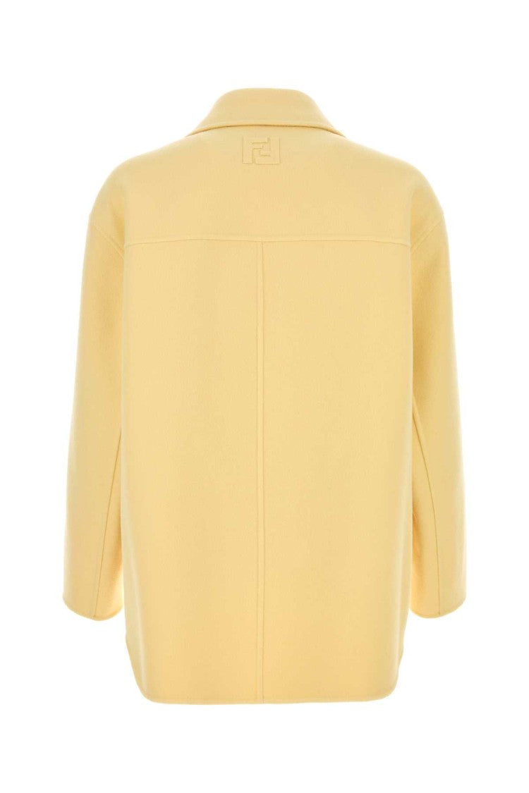 Fendi Yellow Flannel Blazer