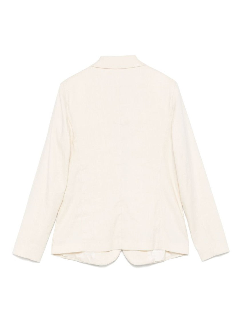 Seventy Sergio Tegon Linen Blend Seventy Blazer With Silhouette