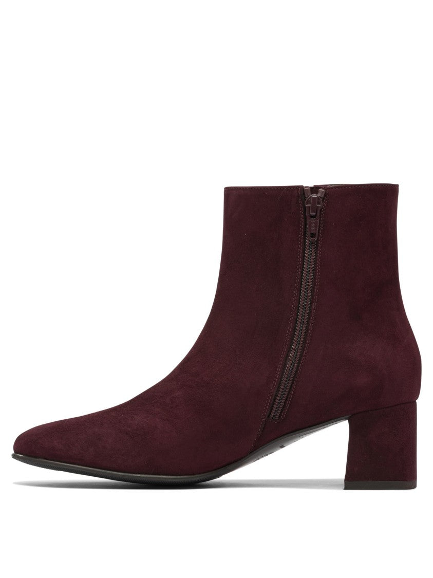 Maretto Bordeaux Suede Ankle Boots