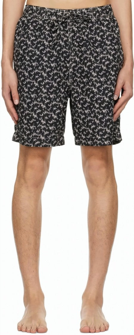 Isabel Marant Abstract Patterned Relaxed Fit Shorts
