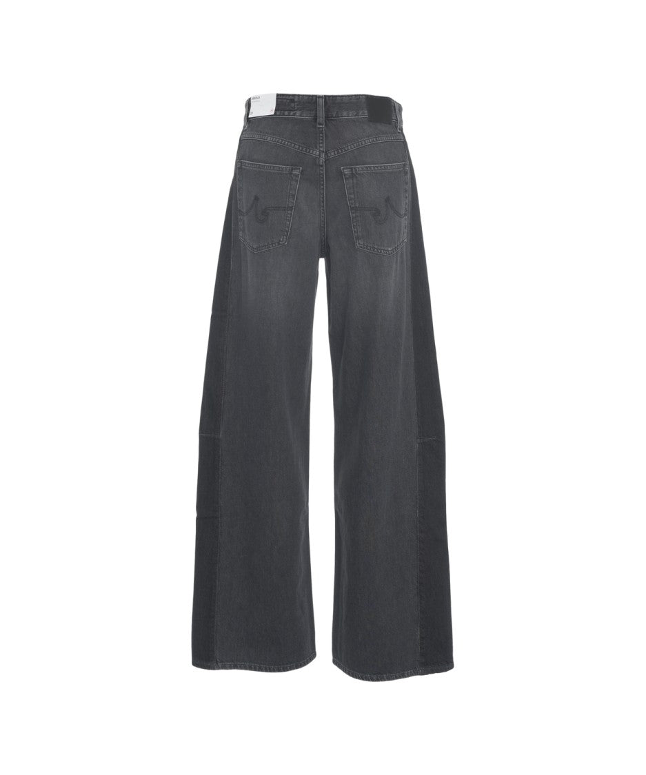 Ag Jeans Wide-Leg Denim Trousers