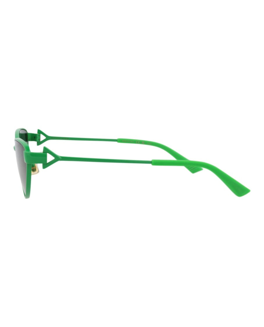 Bottega Veneta Cat Eye-Frame Metal Sunglasses With Striking Design