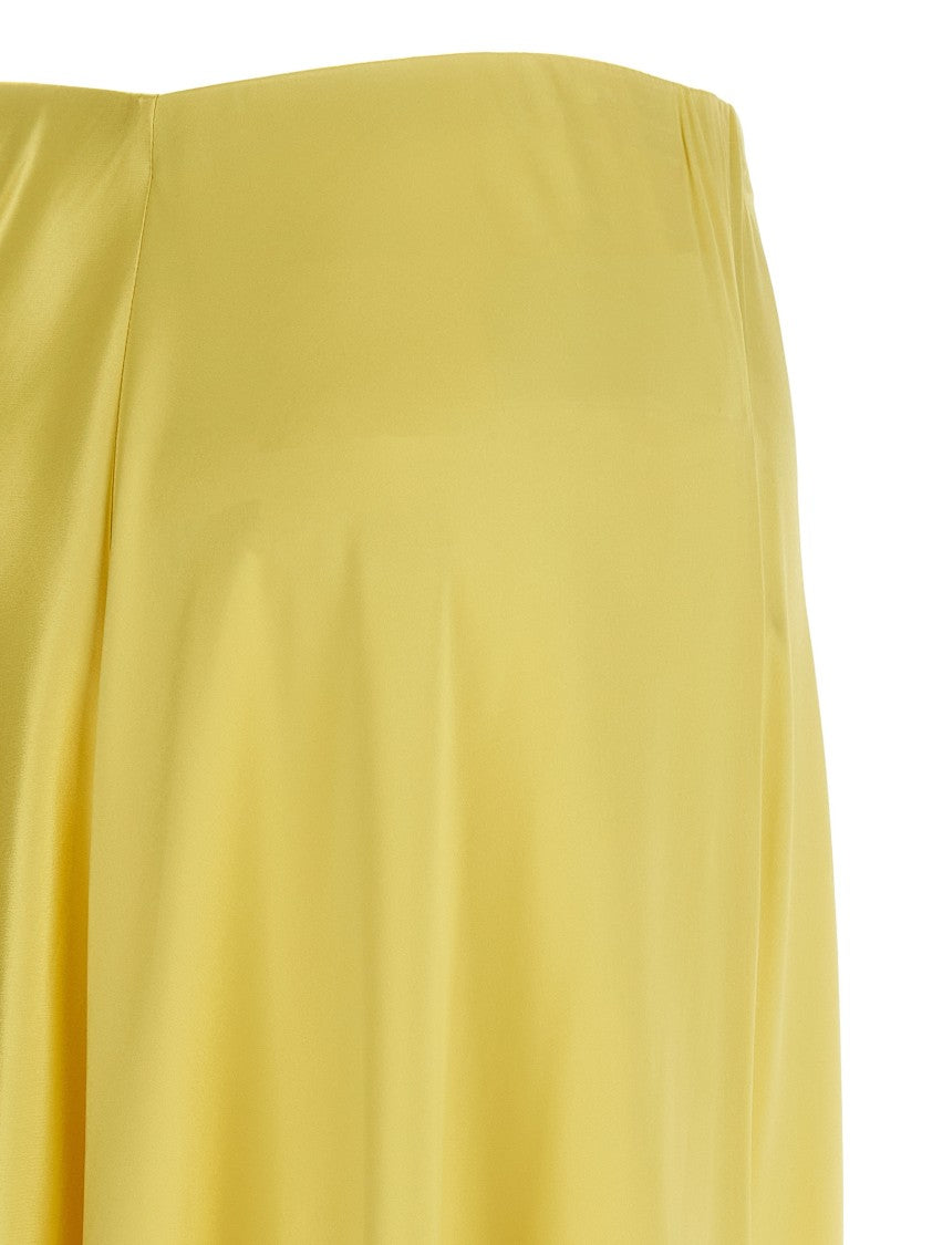 Alberta Ferretti Lace Insert Skirt
