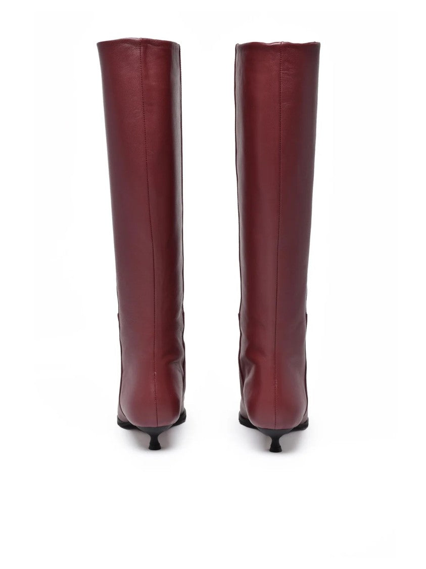 Fratelli Russo Red Leather Boots