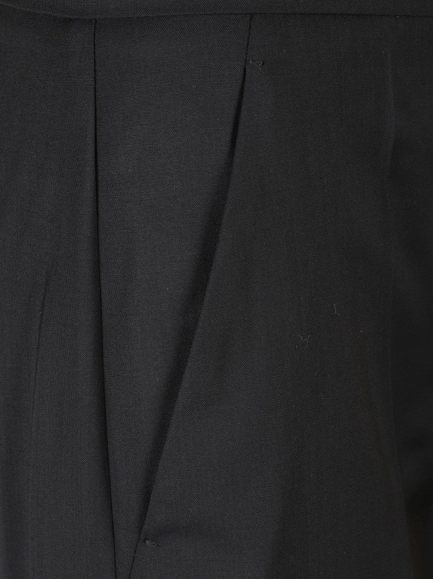 Max Mara Classic Tailored Black Trousers