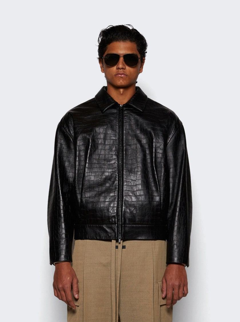 Fear Of God Cropped Jacket - Black