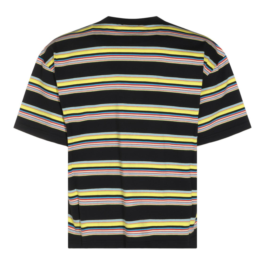 Marni Striped Short-Sleeve T-Shirt With Crew Neckline