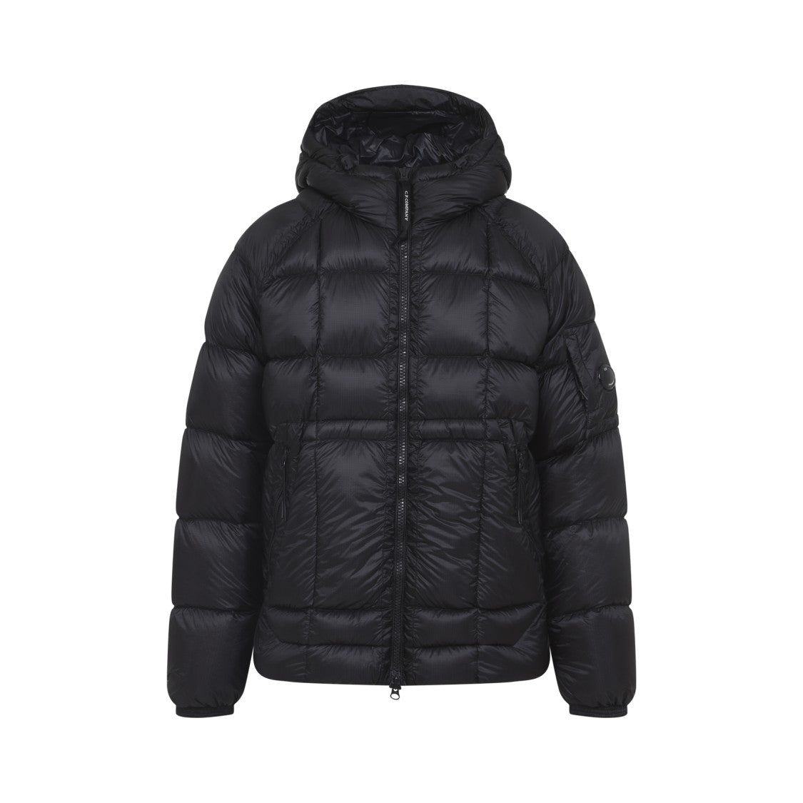 C.P. Company Quilted Insulated Down Jacket With Hood