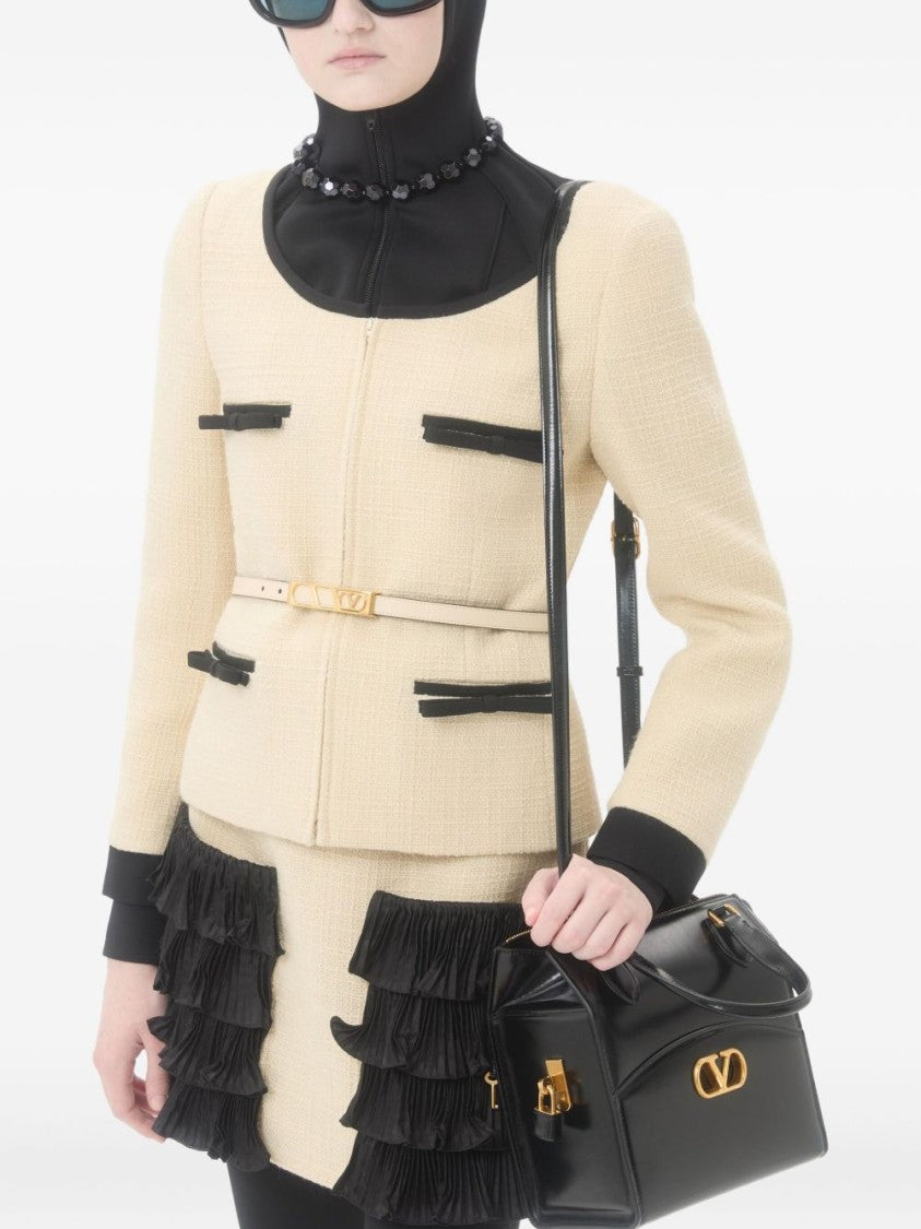Valentino Garavani Plain Wool Tweed Jacket