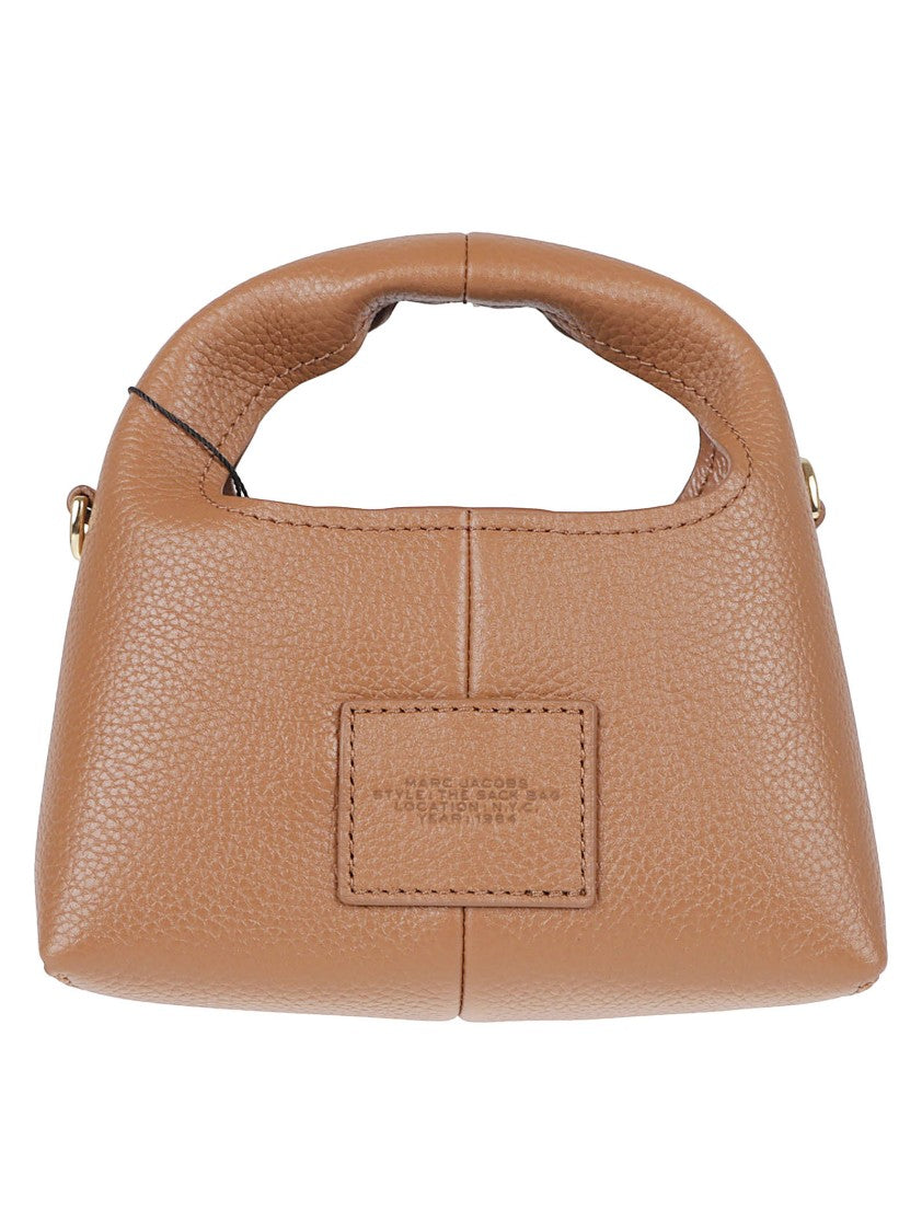 Marc Jacobs Miniature Pebbled Leather Sack Handbag