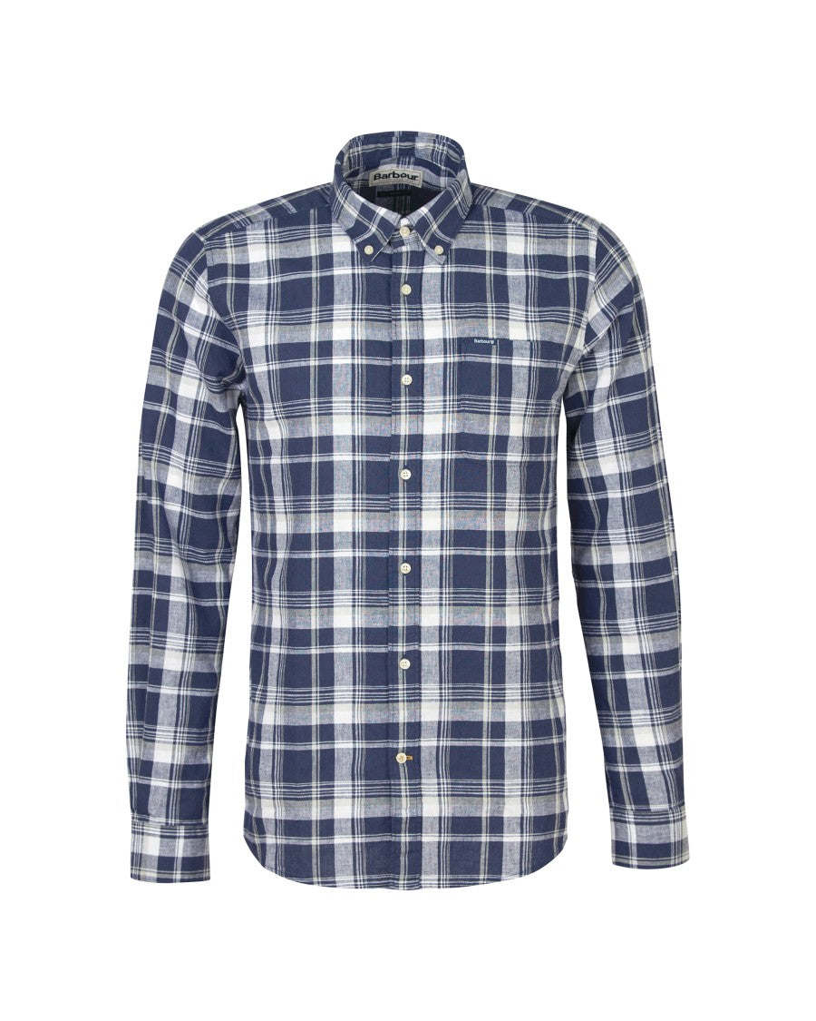 Barbour Ezra Check Linen And Cotton Shirt