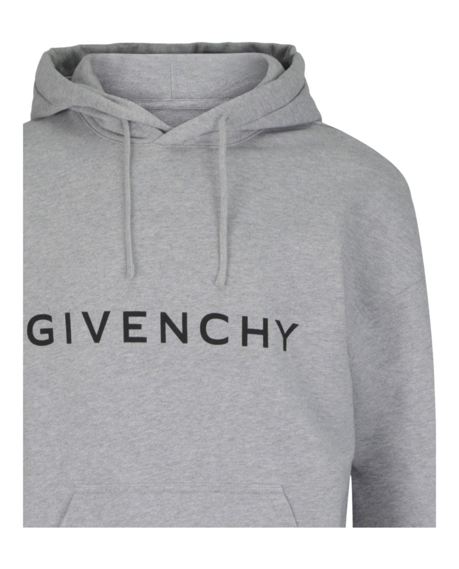 Givenchy Slim-Fit Logo Print Hoodie