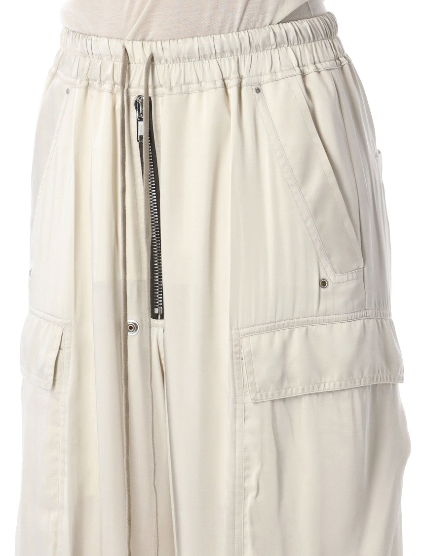 Rick Owens Cargobelas Relaxed Fit Wide Leg Cargo Pants