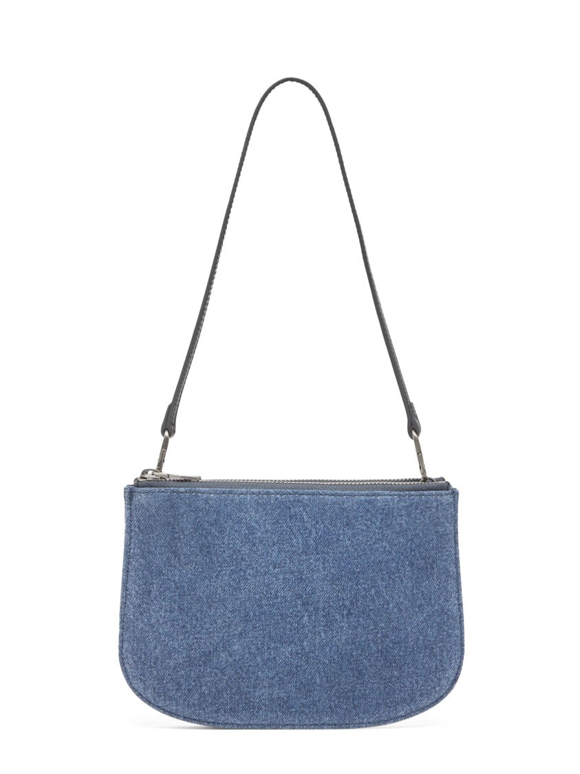 Diesel Denim Bag With Prominent Logo And Sleek Accents