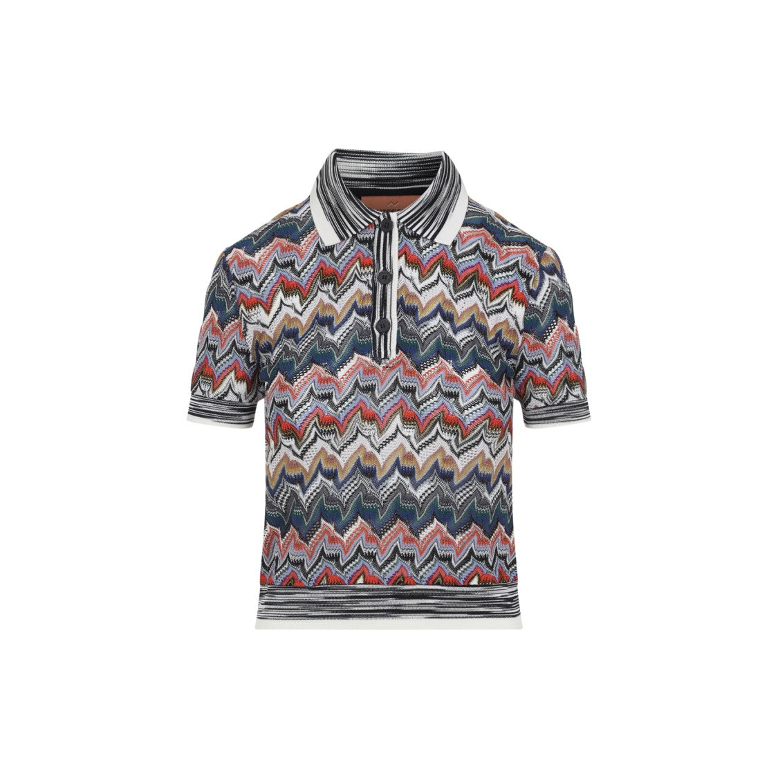 Missoni Short-Sleeved Missoni Polo Shirt