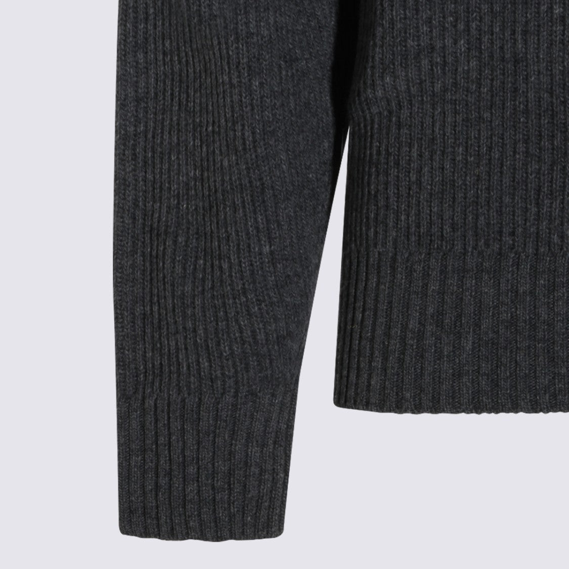 Altea Ribbed Classic Crew Neck Long-Sleeve Knit Sweater
