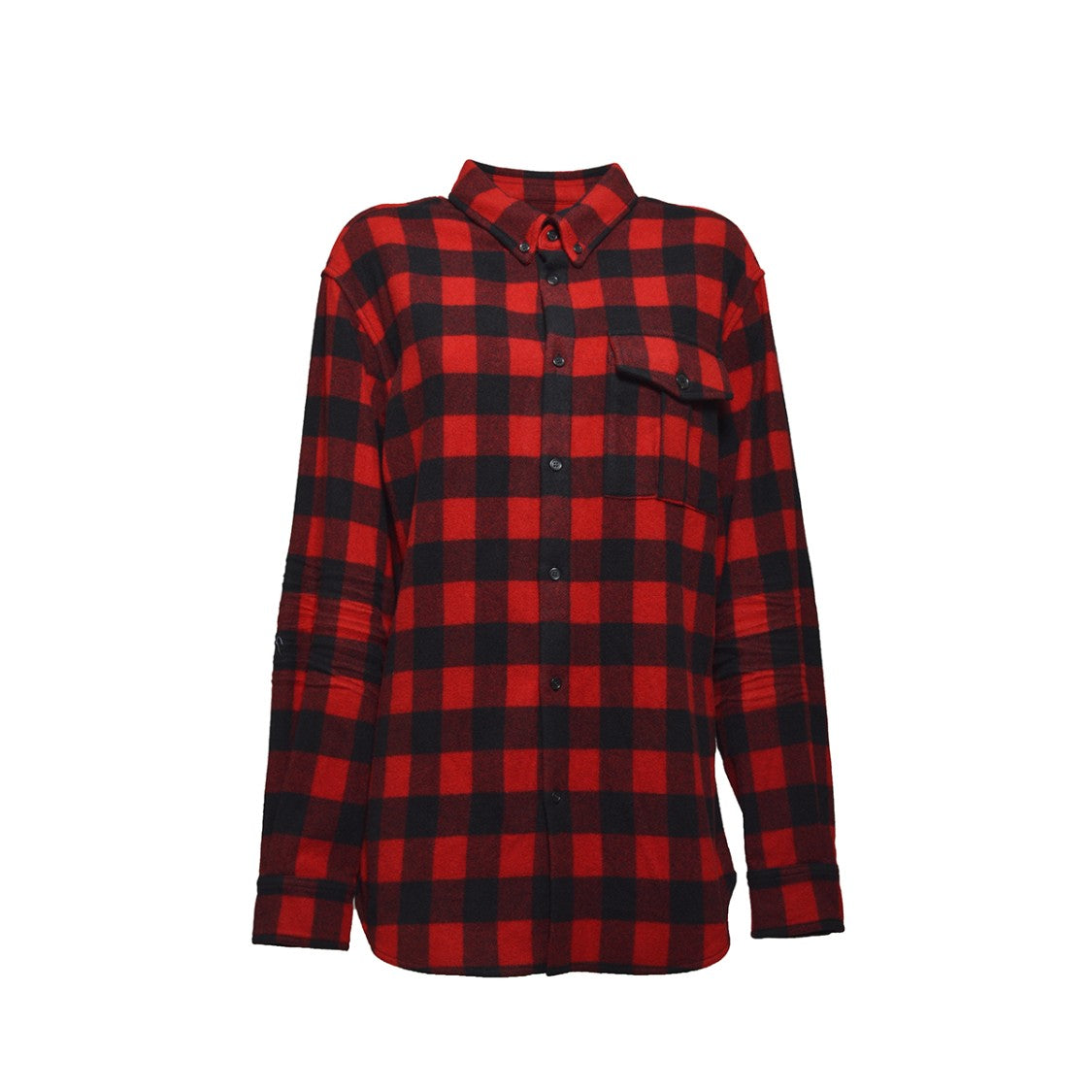 Dsquared2 Red And Black Checked Wool Shirt