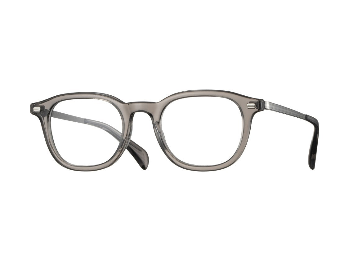 Eyevan Grey Clubman-E Translucent Square Eyeglasses