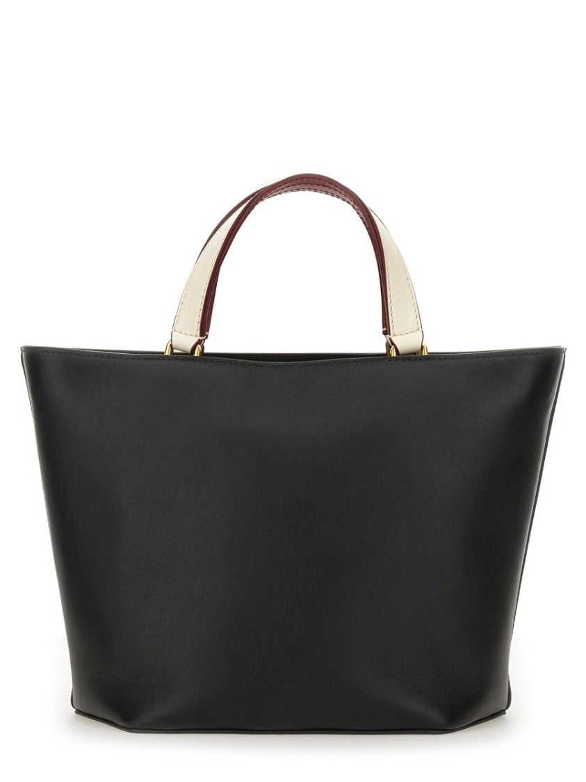 Bally Structured Calfskin Shoulder Bag