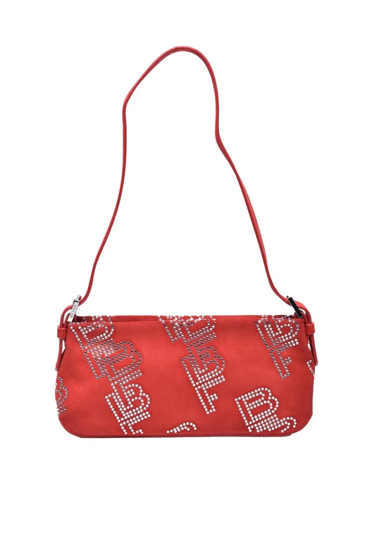 By Far Suede Shoulder Bag - Red