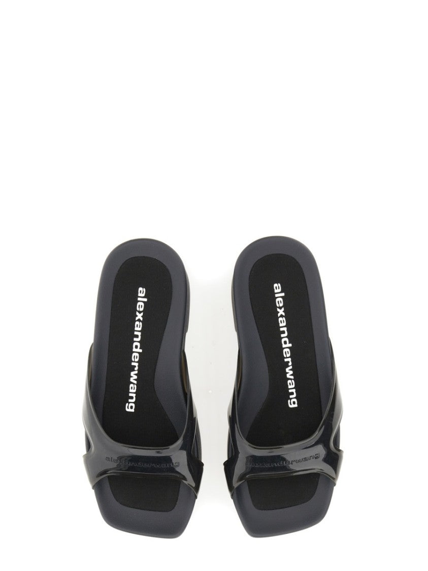 Alexander Wang Platform Sandal With Square Toe