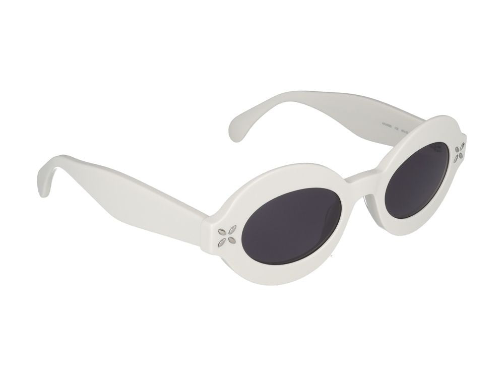 Azzedine Alaïa Sunglasses Azzedine Alaia Aa0059s 002 Ivory Ivory Grey 49/22/140