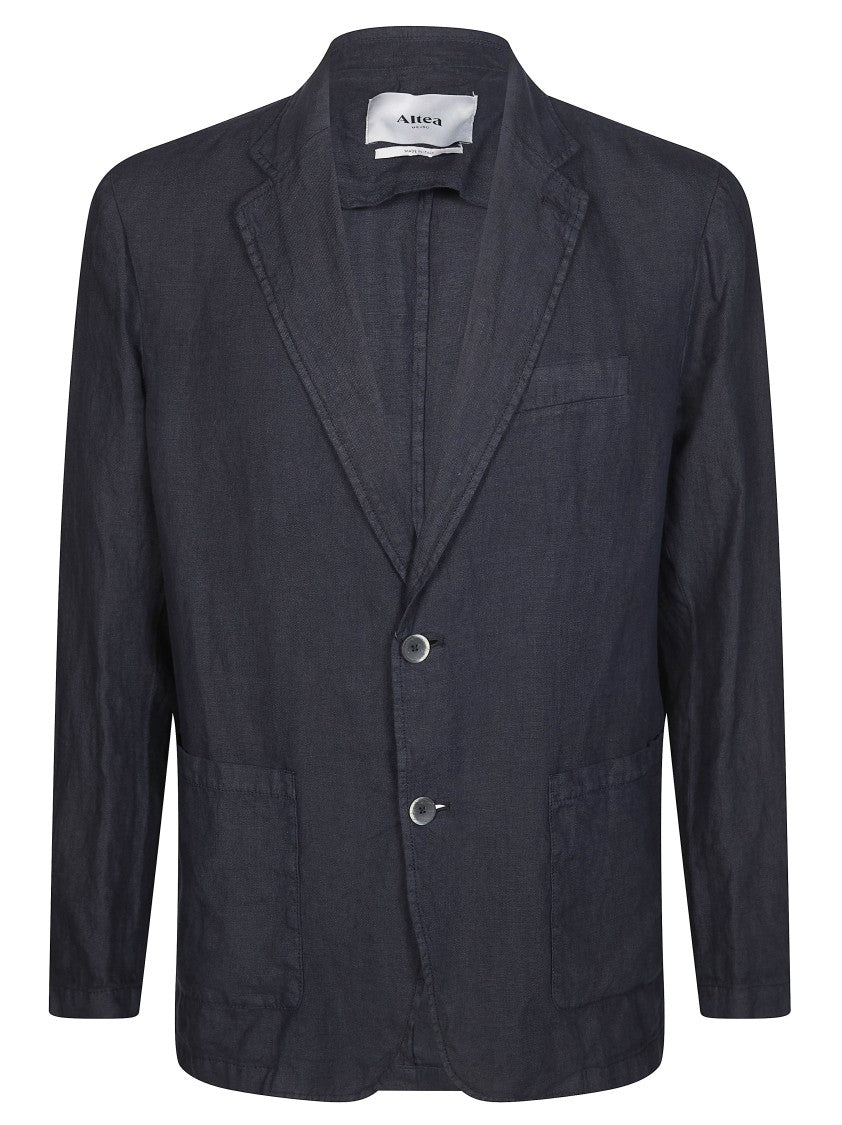 Altea Giacca Aaron Textured Single Breasted Blazer