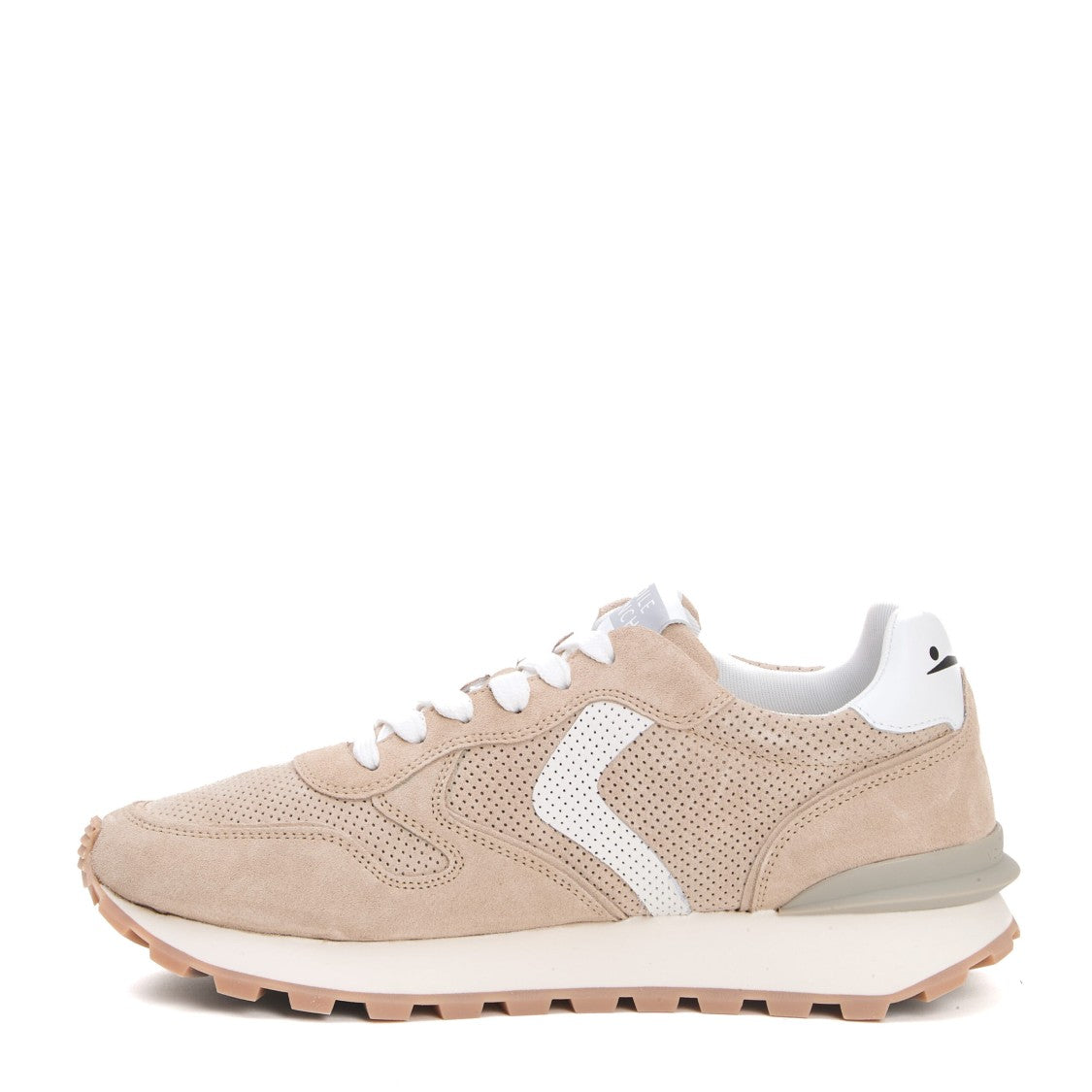 Voile Blanche Paris Race Camoscio Beige Sneakers